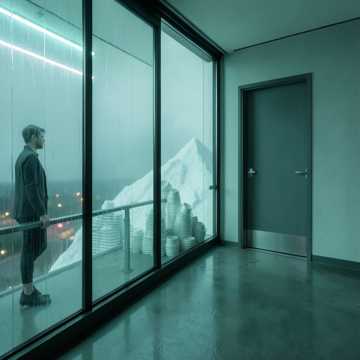 空杯山丘对影长