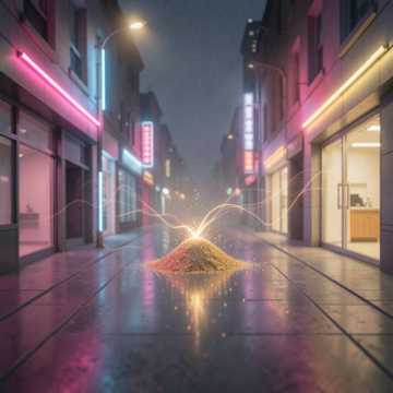 霓虹下的一粒沙