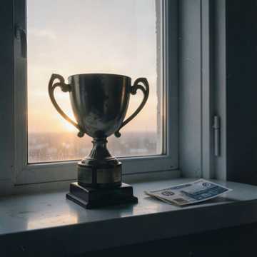 灰色奖杯