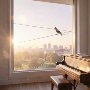 穿过阴云的鸽哨