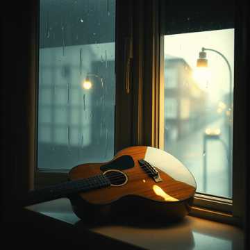 旧吉他上的指纹