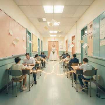 课桌传情到礼堂