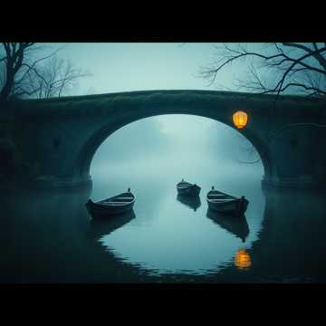 旧信笺沿雨飘散