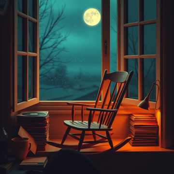 摇椅偷走两点的月光