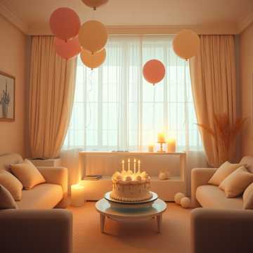 蛋糕上的小蜡烛