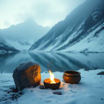 《雪山落下的一滴泪》