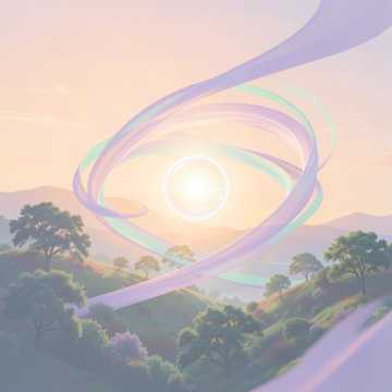 风在流淌的光里