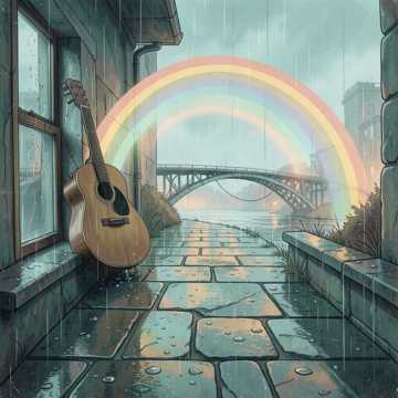 吉他桥上的雨诗