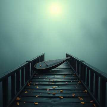 Neo-Traditional Chinese, Heart-wrenching, AI Vocals, Guqin x Synth, Lo-fi beats,