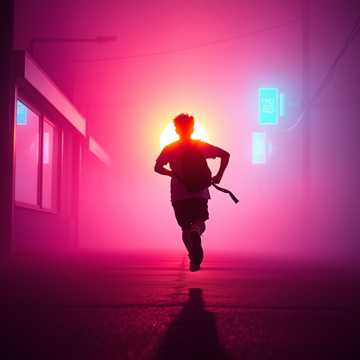 逆光的少年