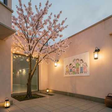 桂花树下的珍珠花