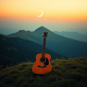 父亲肩头的月亮