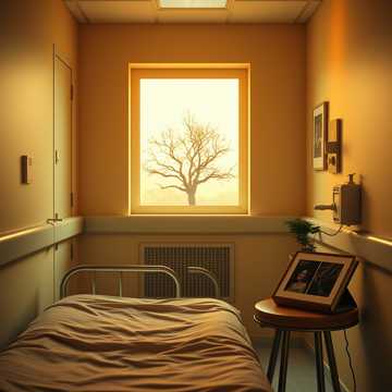 病号服上的烟味