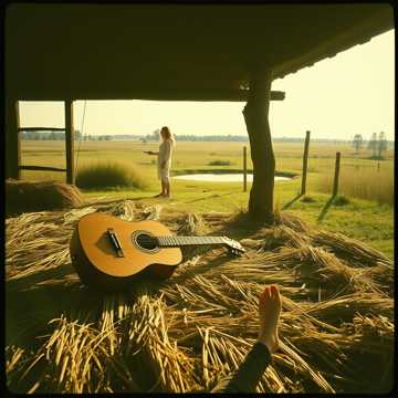 旧吉他晒谷场
