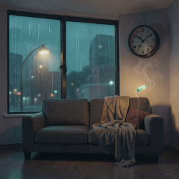 烟灰坠落的方向