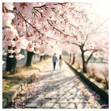 落樱与风的私语