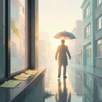 写满晨光的便签