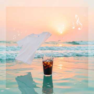 浪花拍在电音里