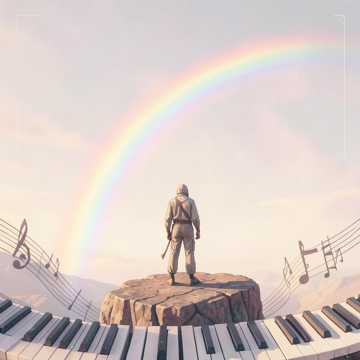 脊背上搁浅的彩虹