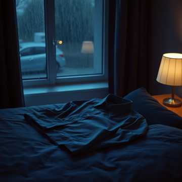 把泪痕裁成星毯