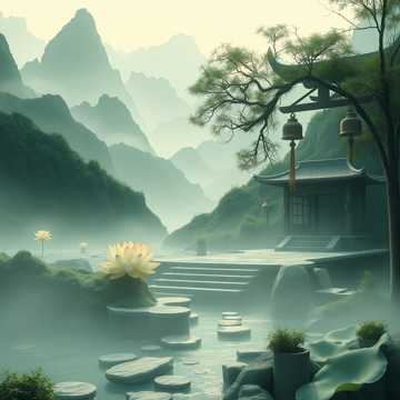 一入庐山 便忘人间