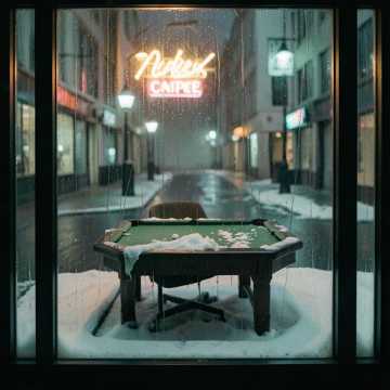 十万雪花落桌布