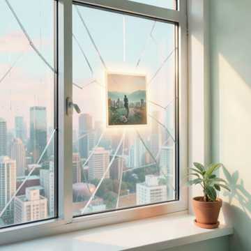 碎玻璃里的晴天