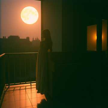 月光熨平裙摆皱