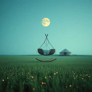 摇篮下的月亮船