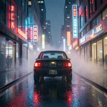 Neon Rain Chase