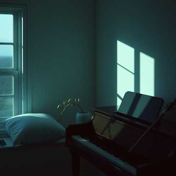 月光浸透的枕侧