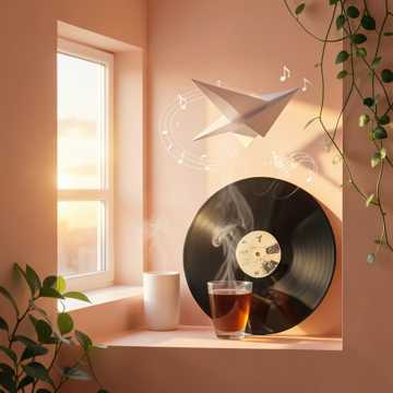 纸飞机与旧唱片