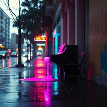 晴天琴键融化的字迹