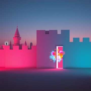 和落单的自己握手