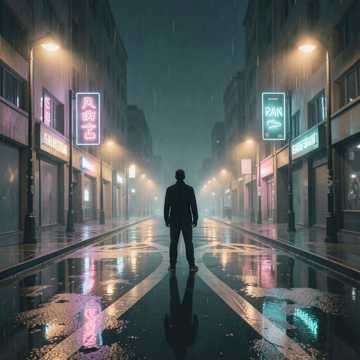 雨后的十字街口