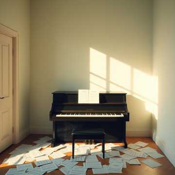 琴键上散落的晴空