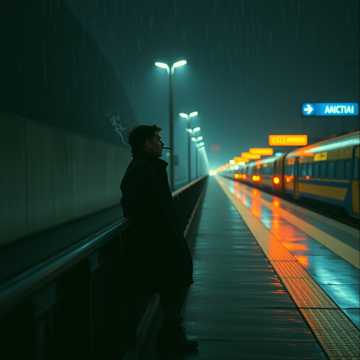 站台上的一支烟