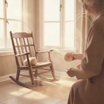 摇篮旁的毛线球