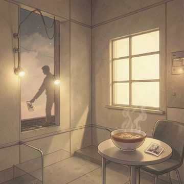 站台摇晃的灯光