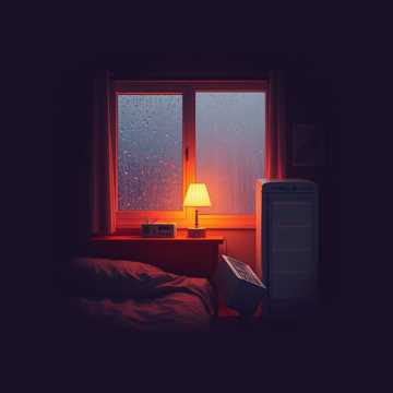 雨声碎在枕边