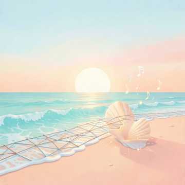 浪花拨弦的午后