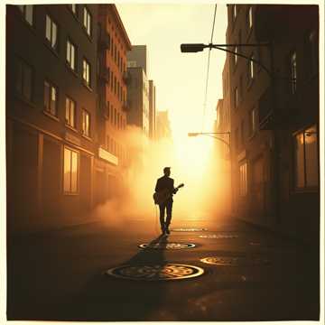 把街灯走成太阳