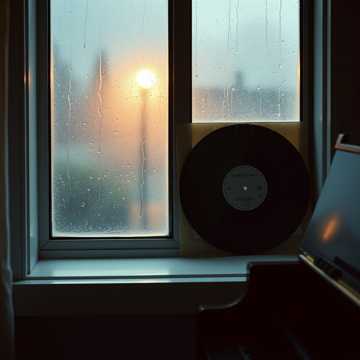 半窗雨读旧唱片