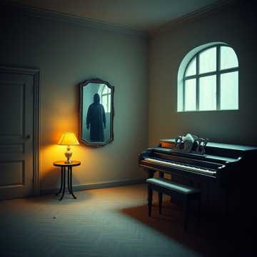 碎镜里的旧钢琴