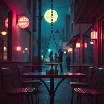 悬在半空的天平