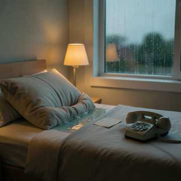 湿的枕边摊成海