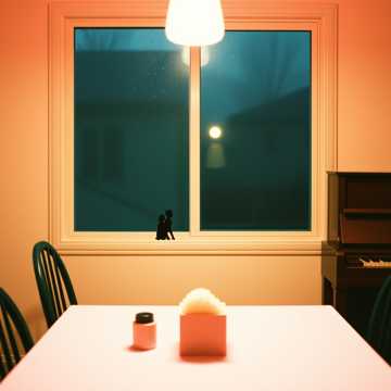 薄暮时分的碗筷声