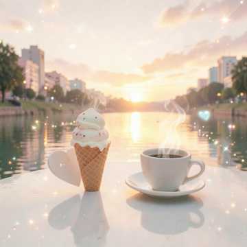 冰淇淋融化