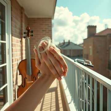 白头挽着晨光走