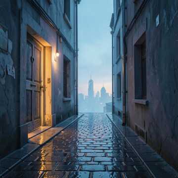 薄光册里旧门牌